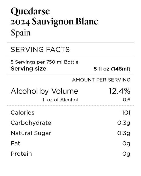Quedarse 2024 Sauvignon Blanc Spain