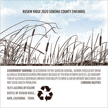 Ruskin Ridge 2020 Zinfandel Sonoma County, California