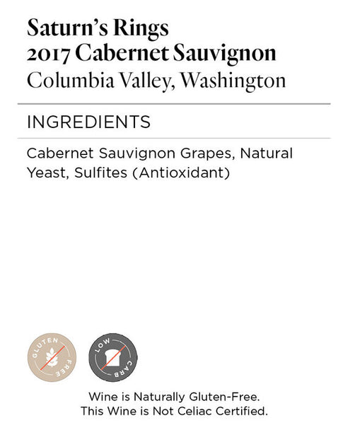 Saturn's Rings 2017 Cabernet Sauvignon Columbia Valley, Washington