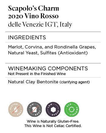 Scapolo's Charm 2020 Vino Rosso delle Venezie IGT, Italy