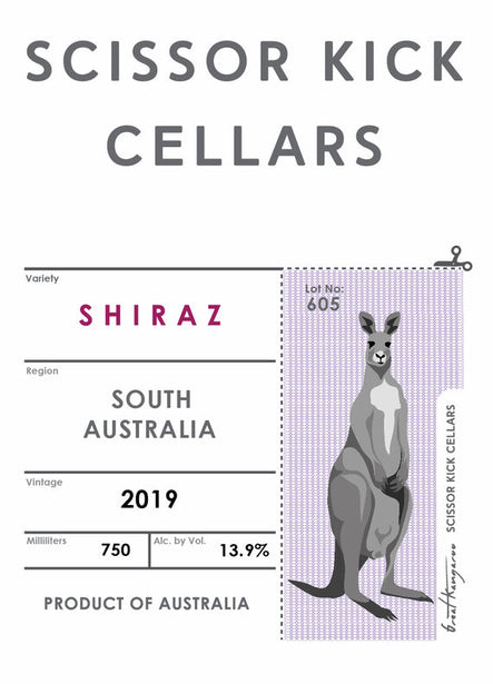 Scissor Kick Cellars 2019 Shiraz South Australia