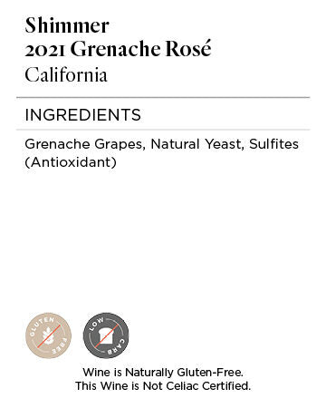 Shimmer 2021 Grenache Rosé California