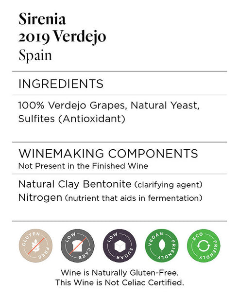Sirenia 2019 Verdejo Spain