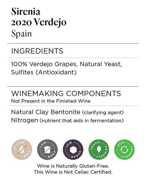 Sirenia 2020 Verdejo Spain
