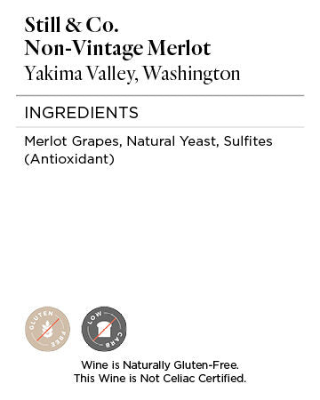 Still & Co. NV Merlot Yakima Valley, Washington