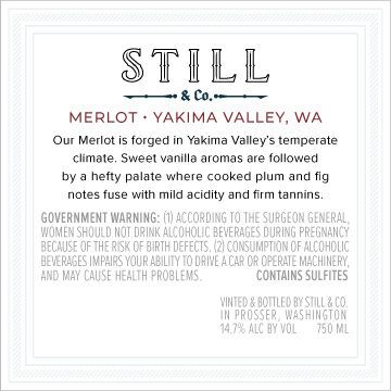 Still & Co. NV Merlot Yakima Valley, Washington
