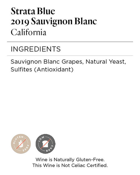 Strata Blue 2019 Sauvignon Blanc California