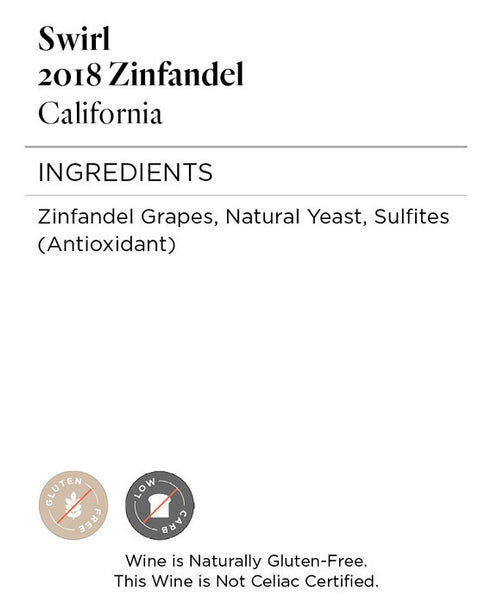Swirl 2018 Zinfandel California