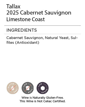 Tallax Cabernet Sauvignon Serving Facts