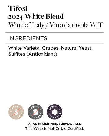Tifosi 2024 White Blend Nutrition