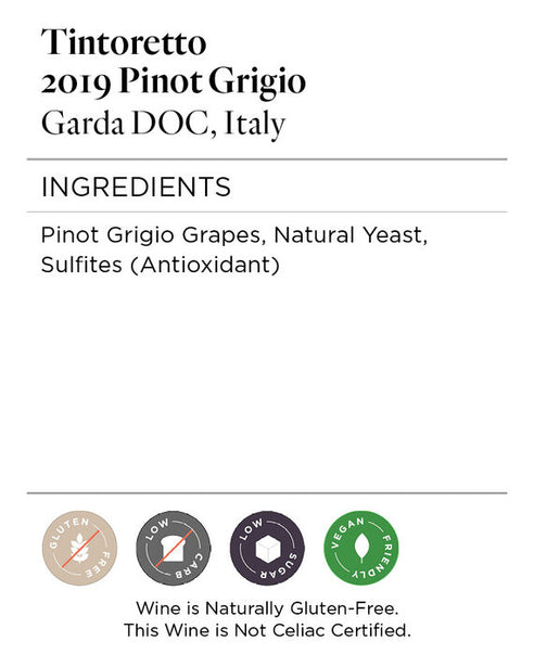 Tintoretto 2019 Pinot Grigio Garda DOC, Italy