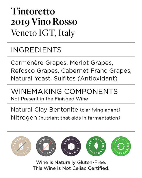 Tintoretto 2019 Vino Rosso Veneto IGT, Italy
