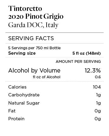Tintoretto 2020 Pinot Grigio Garda DOC, Italy