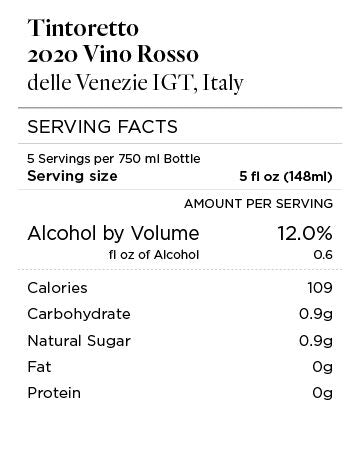 Tintoretto 2020 Vino Rosso delle Venezie IGT, Italy