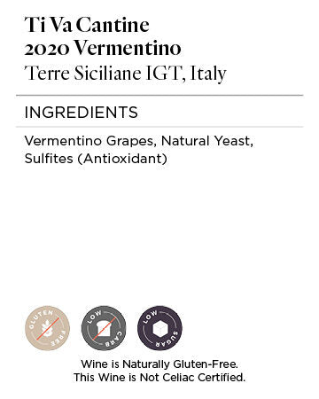Ti Va Cantine 2020 Vermentino Terre Siciliane IGT, Italy
