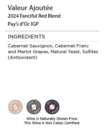 Valeur Ajoutee Red Blend Serving Facts