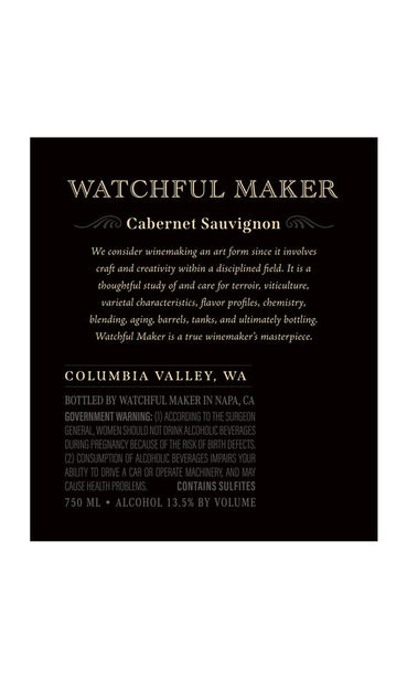 Watchful Maker 2018 Cabernet Sauvignon Columbia Valley, Washington