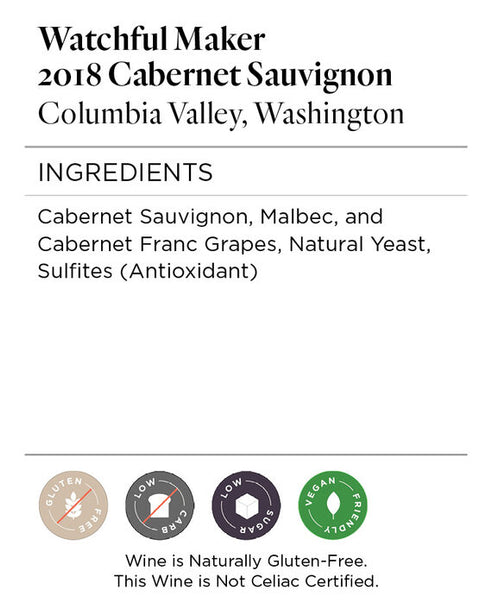 Watchful Maker 2018 Cabernet Sauvignon Columbia Valley, Washington
