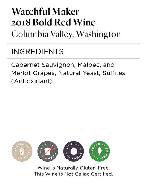 Watchful Maker 2018 Bold Red Wine Columbia Valley, Washington