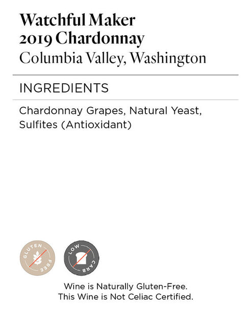 Watchful Maker 2019 Chardonnay Columbia Valley, Washington
