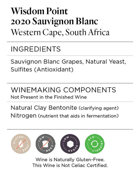 Wisdom Point 2020 Sauvignon Blanc Western Cape, South Africa