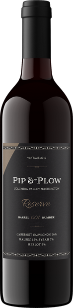 Pip & Plow 2017 Reserve Cabernet Sauvignon – Malbec Columbia Valley, Washington