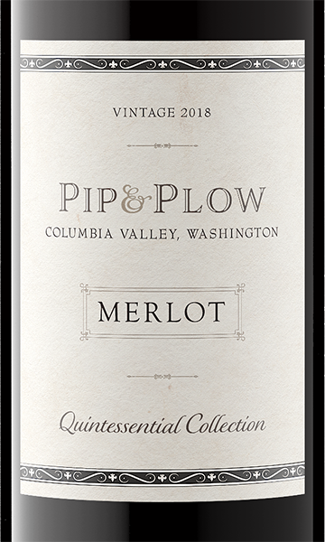 Pip & Plow 2018 Merlot Columbia Valley, Washington