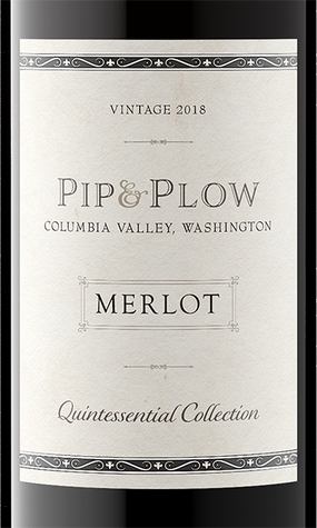 Pip & Plow 2018 Merlot Columbia Valley, Washington