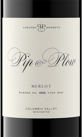 Pip & Plow 2022 Merlot Columbia Valley, Washington