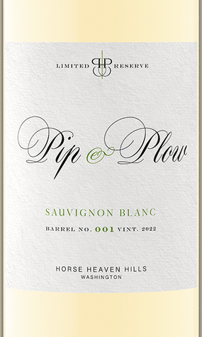 Pip & Plow 2022 Sauvignon Blanc Horse Heaven Hills, Washington