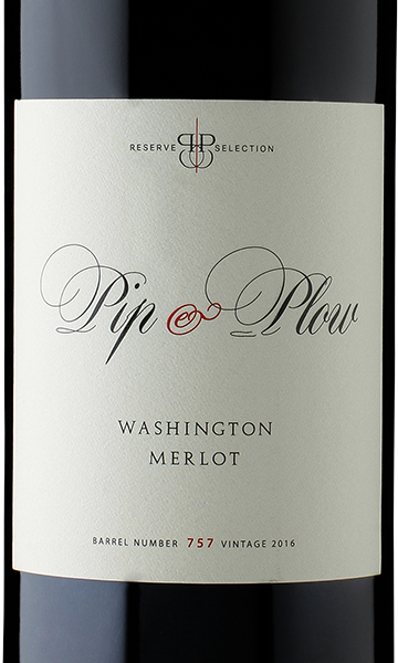 Pip + Plow 2016 Merlot Washington
