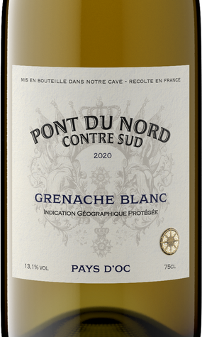 Pont du Nord Contre Sud 2020 Grenache Blanc Pays d'Oc IGP, France