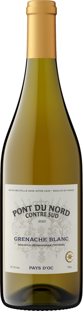 Pont du Nord Contre Sud 2020 Grenache Blanc Pays d'Oc IGP, France