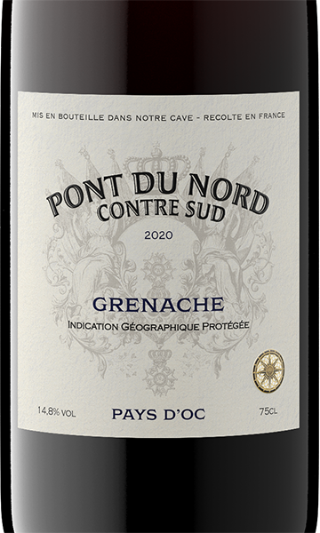 Pont du Nord Contre Sud 2020 Grenache Pays d'Oc IGP, France