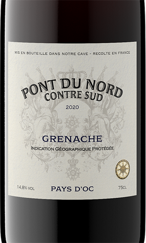 Pont du Nord Contre Sud 2020 Grenache Pays d'Oc IGP, France