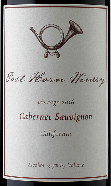 Post Horn Winery 2016 Cabernet Sauvignon Lodi California