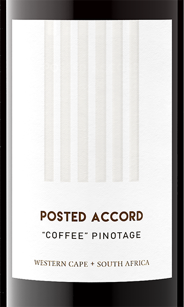 Posted Accord 2018 Coffee Pinotage Western Cape, South Africa
