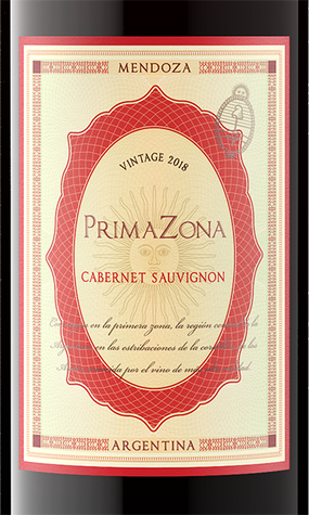 PrimaZona 2018 Cabernet Sauvignon Mendoza, Argentina