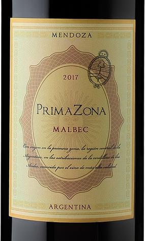 PrimaZona 2017 Malbec Mendoza Argentina