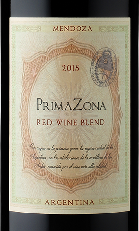 PrimaZona 2015 Red Wine Blend Mendoza Argentina