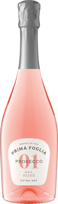 Prima Foglia 2020 Extra Dry Prosecco Rosé Prosecco DOC, Italy