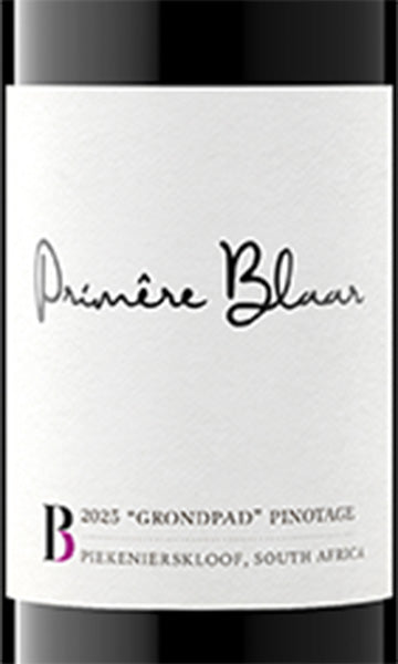 Primere Blaar Pinotage Label