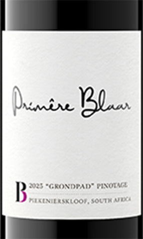 Primere Blaar Pinotage Label