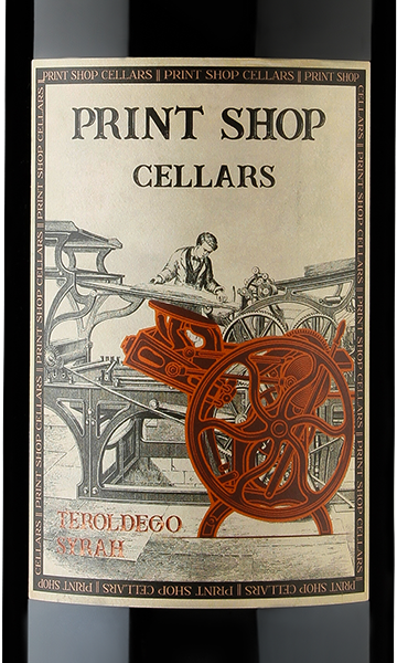 Print Shop Cellars 2016 Teroldego - Syrah California 