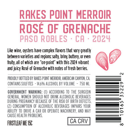 Buy Rakes Point Merroir 2024 Rosé of Grenache – Firstleaf