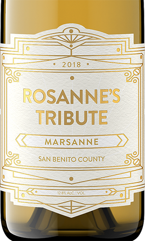 Rosanne's Tribute 2018 Marsanne San Benito County, California