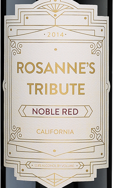 Rosanne's Tribute 2014 Noble Red California