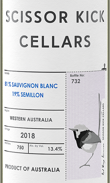Scissor Kick Cellars 2018 Sauvignon Blanc–Sémillon Western Australia 