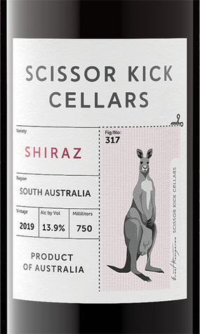 Scissor Kick Cellars 2019 Shiraz South Australia