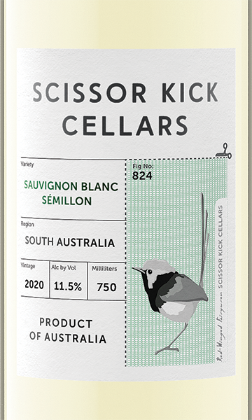 Scissor Kick Cellars 2020 Sauvignon Blanc–Sémillon South Australia 